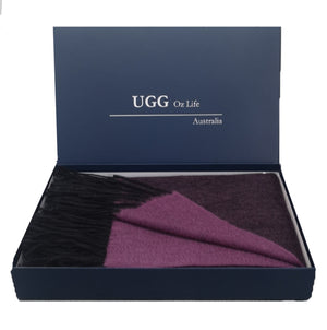 UGG Pure wool shawl/ Scarf reversible