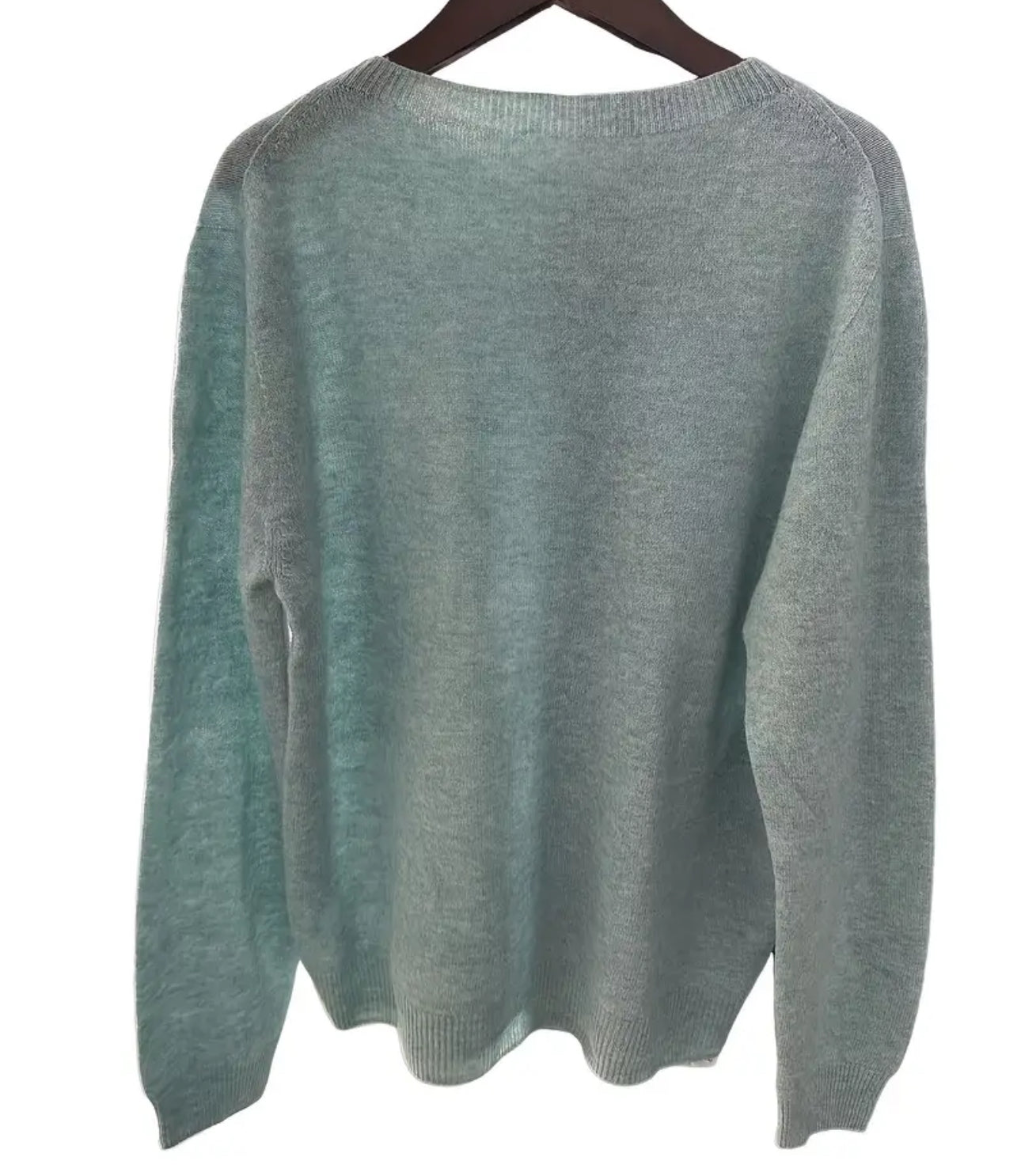 KNIT-ON AUSTRALIA Pure Wool Crew Neck Pullover