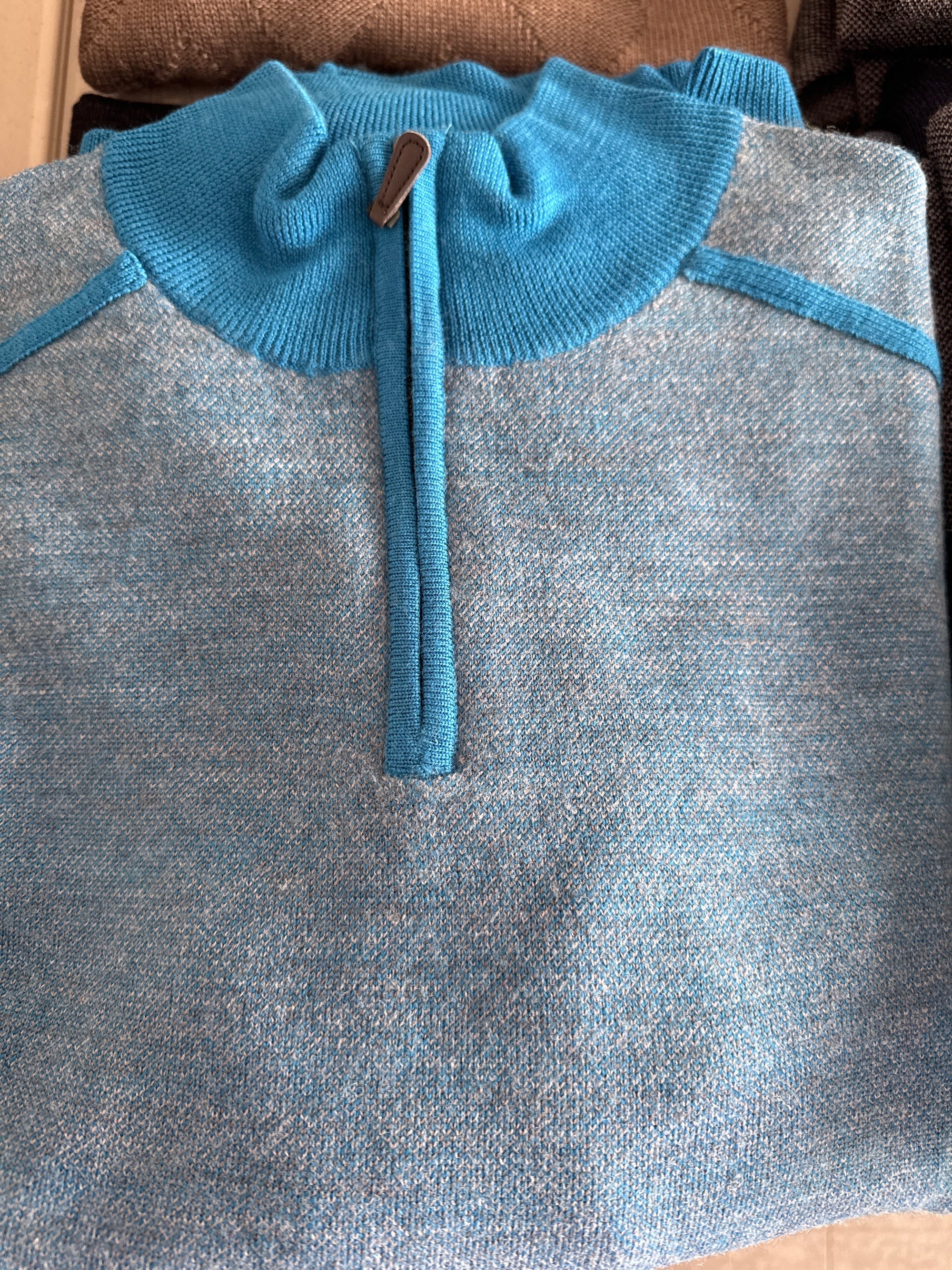 Fields Classics 1/4 Zip Pullover Pure Merino Wool