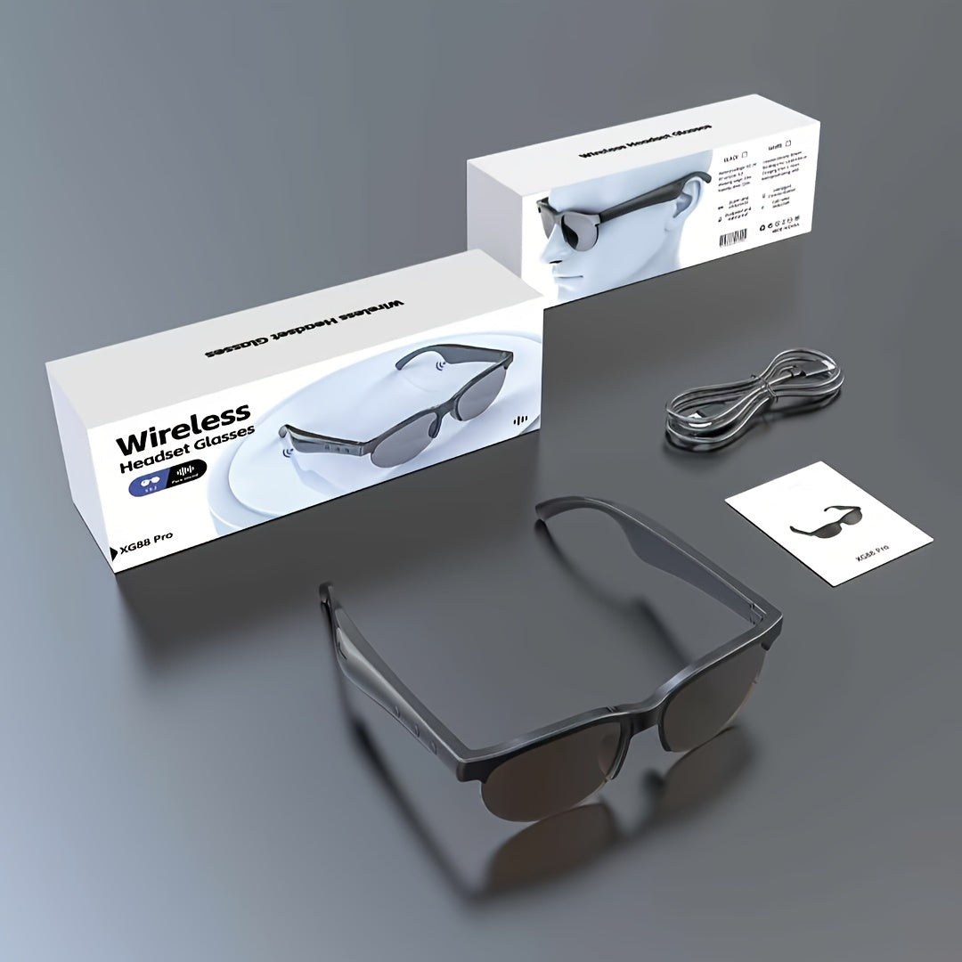 Smart Fashion Glasses with Built-In Speaker & Mic