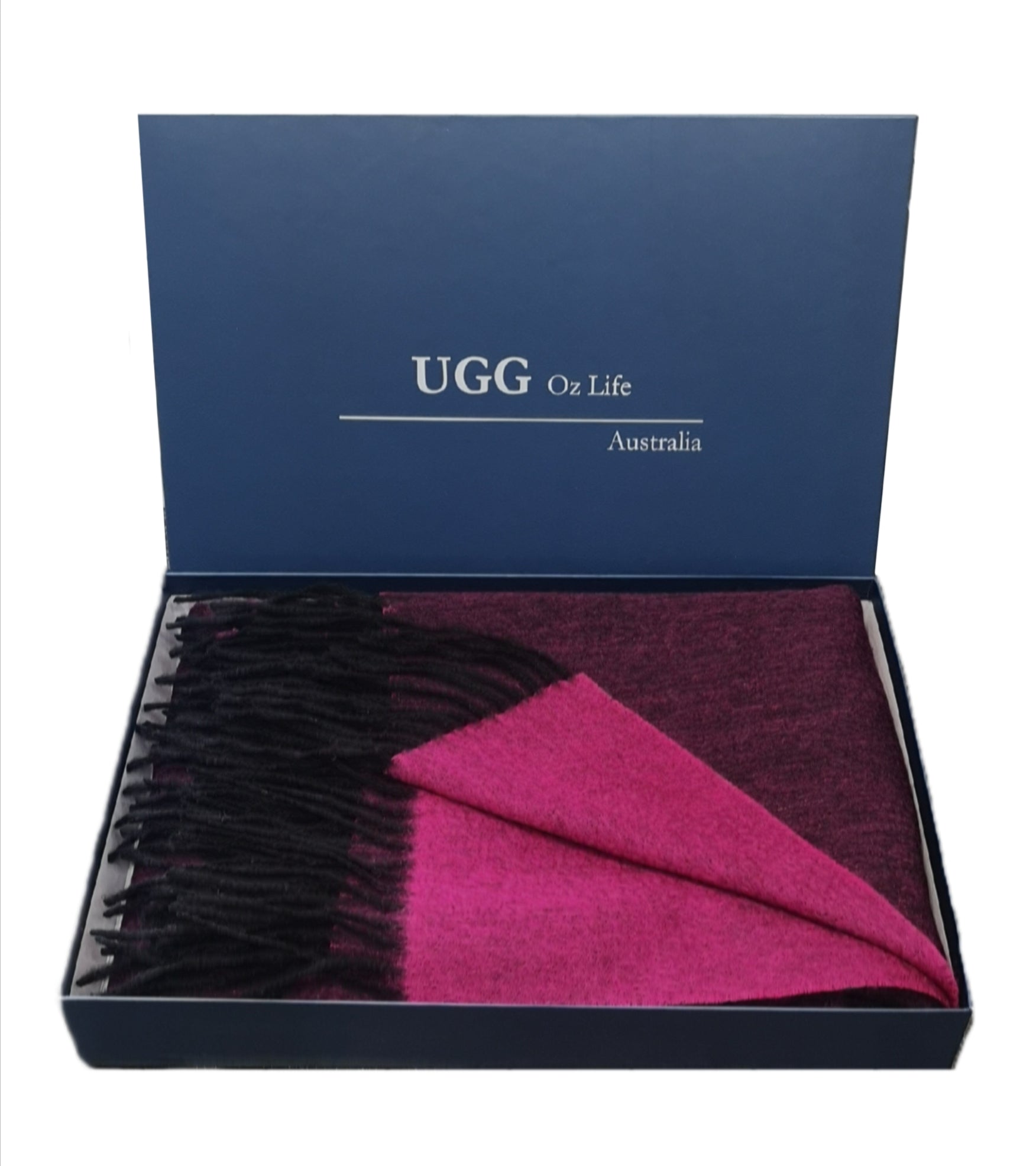 UGG Pure wool shawl/ Scarf reversible