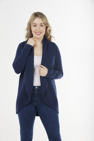 CIRCULAR EDGE TO EDGE CARDIGAN