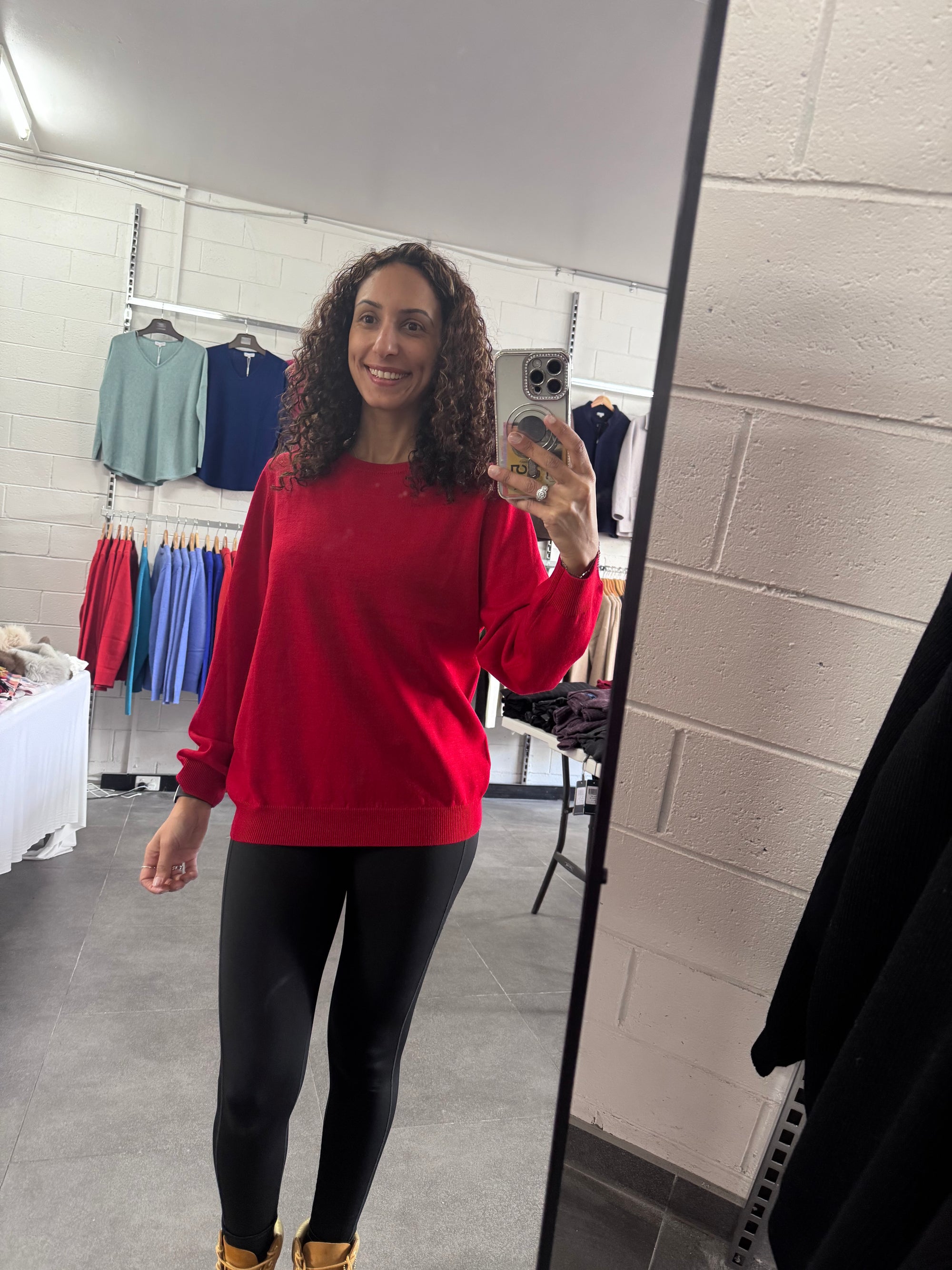 Sovrano Ladies crew neck pure merino