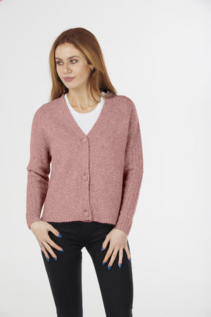 CABLE SLEEVE RAGLAN CARDIGAN