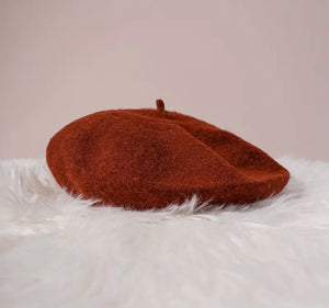 PURE WOOL BERET HAT