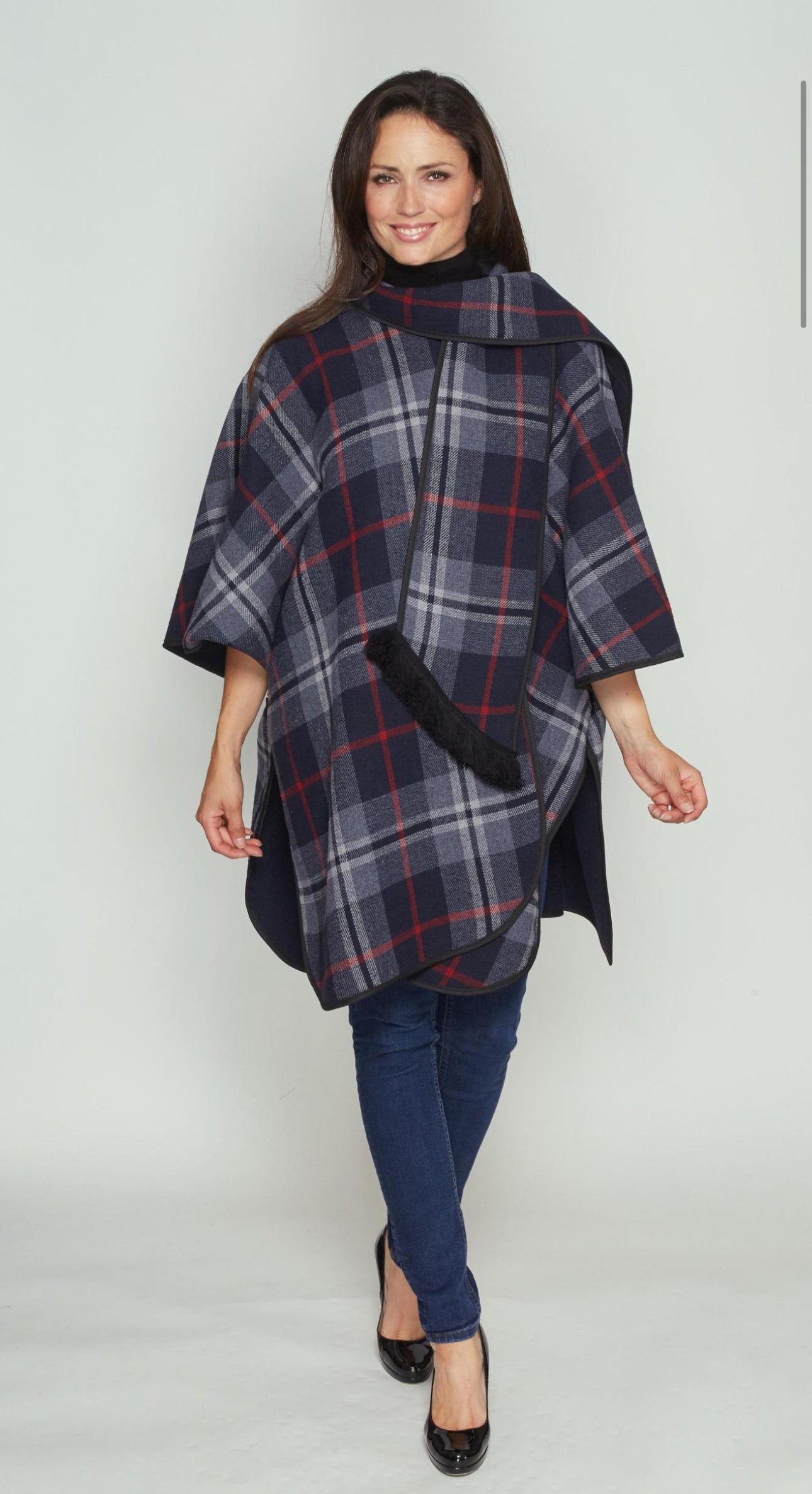 SABENA REVERSIBLE LONG LINE CAPE MADE IN UK
