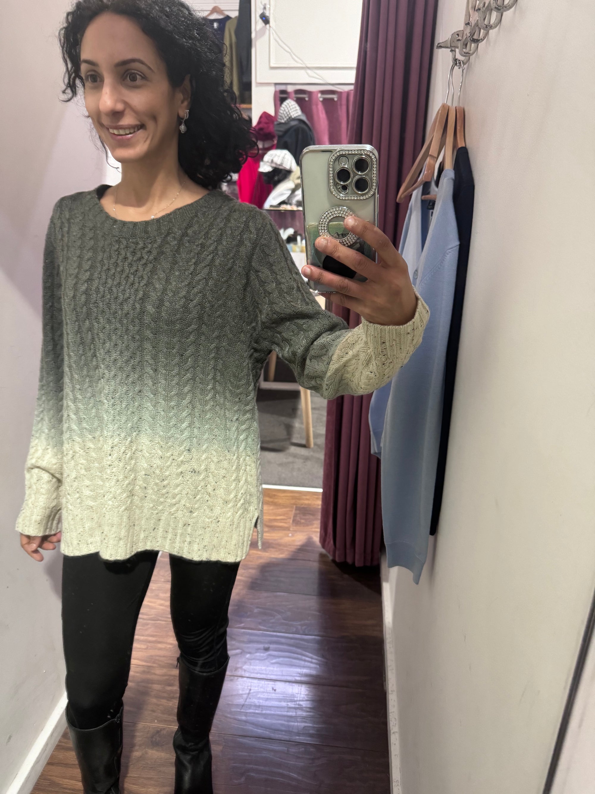 Sovrano ombre pullover sweater