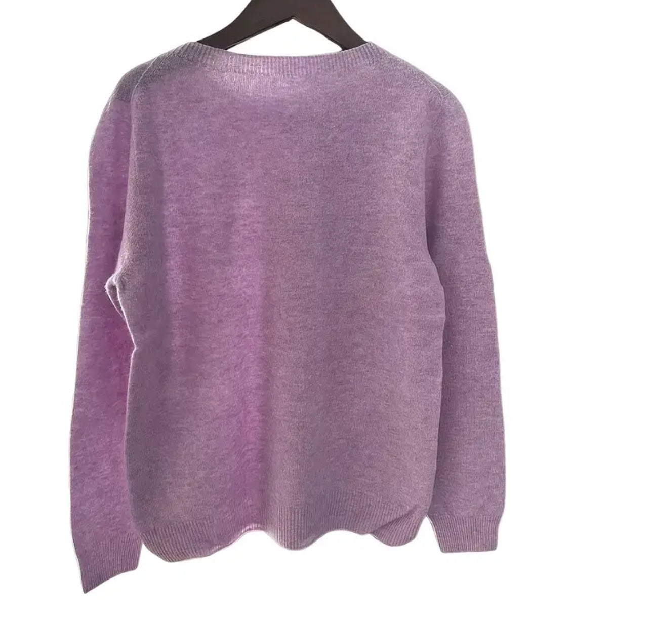 KNIT-ON AUSTRALIA Pure Wool Crew Neck Pullover