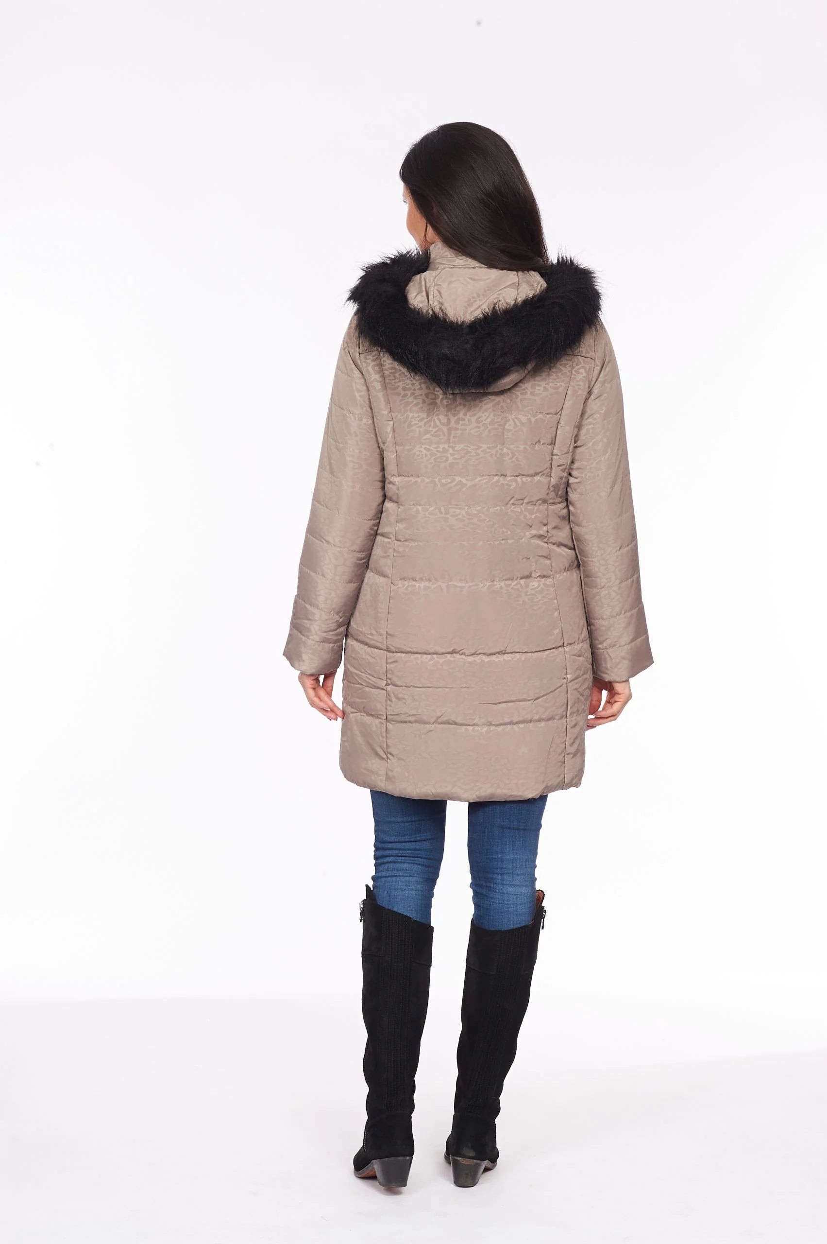 SABENA PADDED JACKET WITH FAUX FUR
LINING