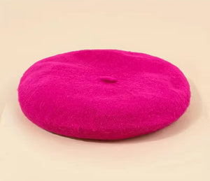 PURE WOOL BERET HAT