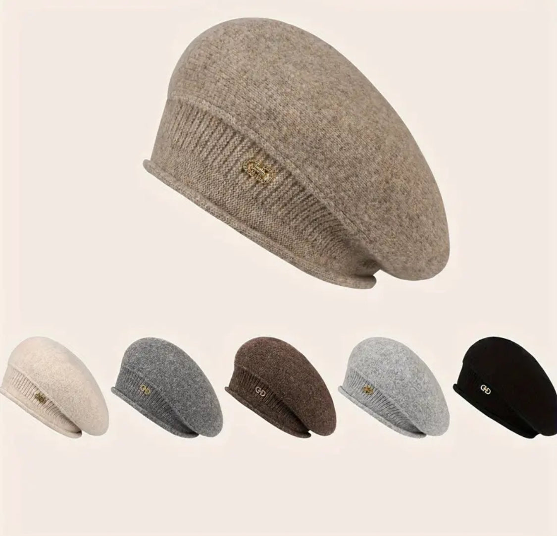 PURE WOOL BERET HAT