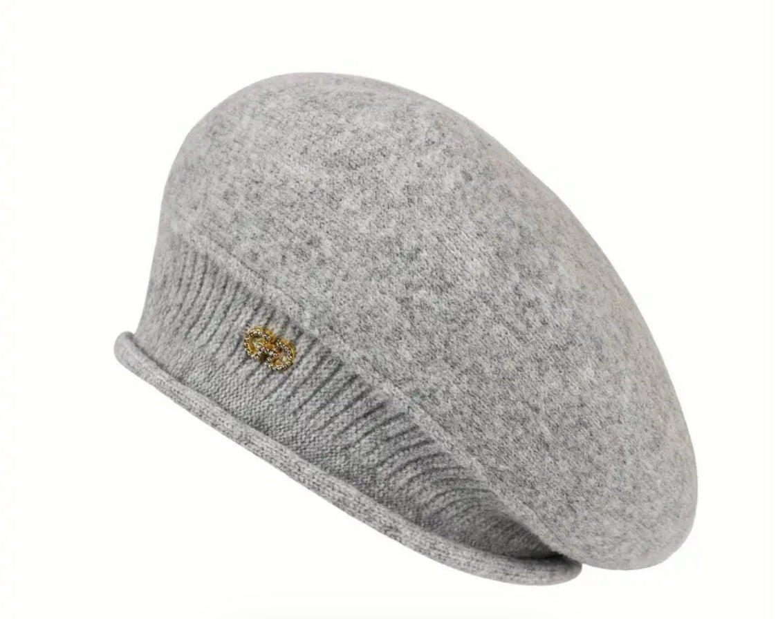 PURE WOOL BERET HAT