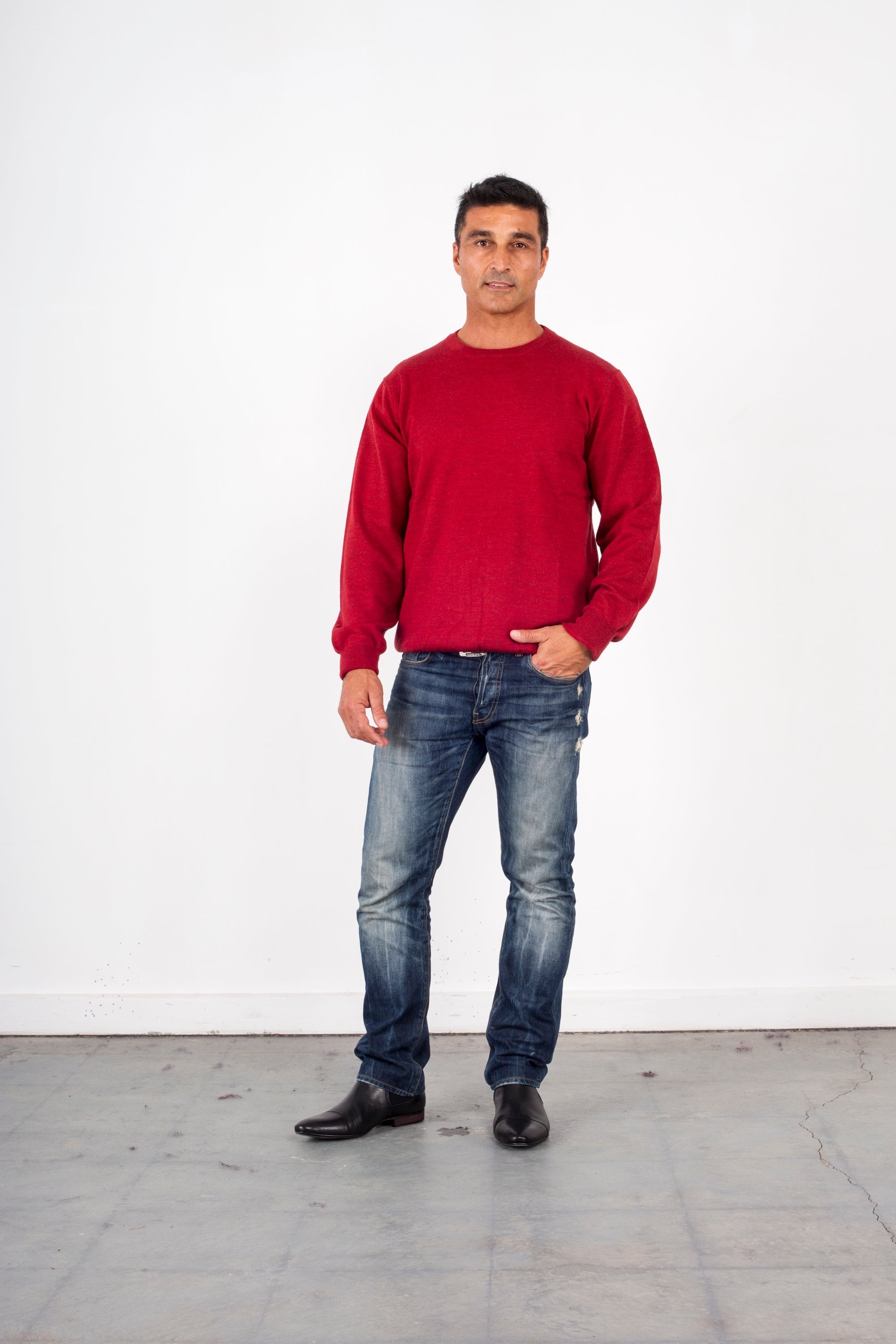 Sovrano crew neck pure merino