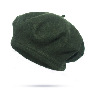 PURE WOOL BERET HAT