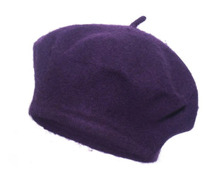 PURE WOOL BERET HAT