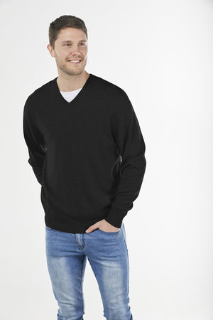 ESSENTIAL VEE NECK PULLOVER