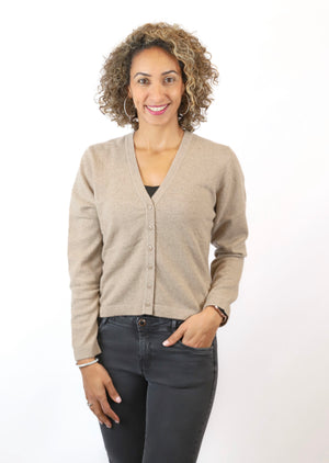 V-neck Cardigan Pure Cashmere