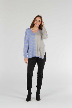 HALF STRIPE PULLOVER