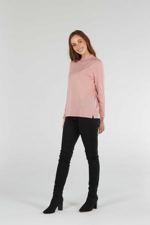 POINTELLE TURTLE NECK PULLOVER