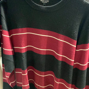 Stripy crew neck pullover