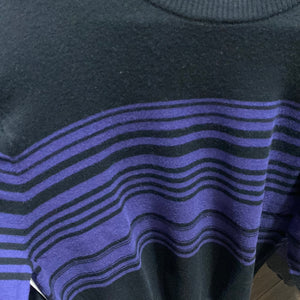 Stripy crew neck pullover