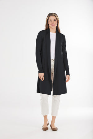 ESSENTIAL EDGE TO EDGE CARDIGAN (Only Navy S)